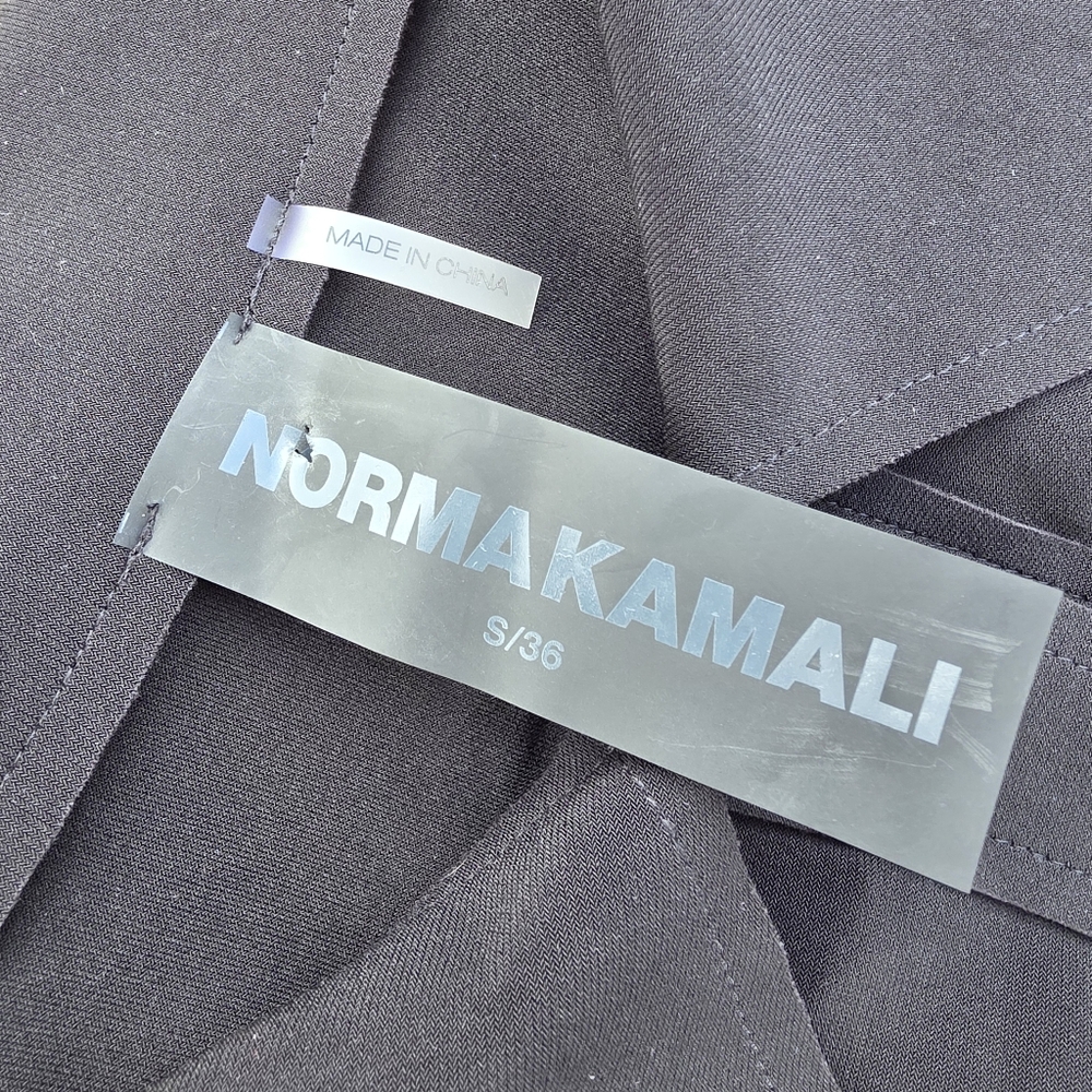 Norma Kamali Boyfriend Shirt Fishtail Midi Dress- Small - Picture 2 of 14